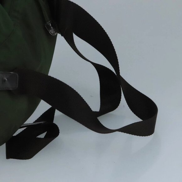 PRADA Backpack Nylon Khaki Silver Auth 108373 - Picture 9 of 14